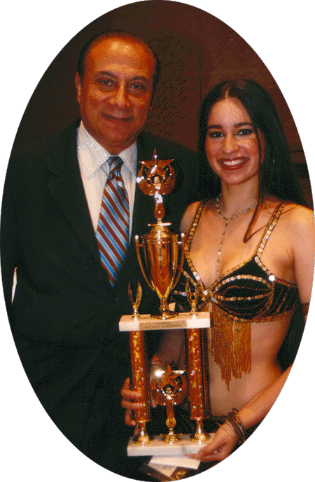 Dr Sami Farag with Universal Champion, Mia
